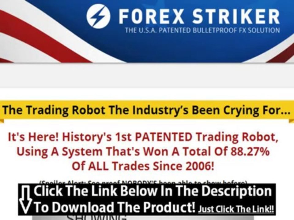 Forex Striker Robot + Forex Striker Myfxbook