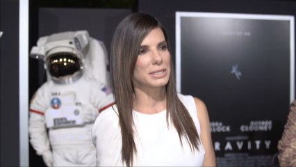 Sandra Bullock At The "Gravity" Premiere In New York