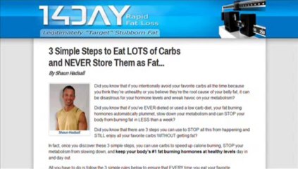 Discover the secret of 14 Day Rapid Fat Loss Plan