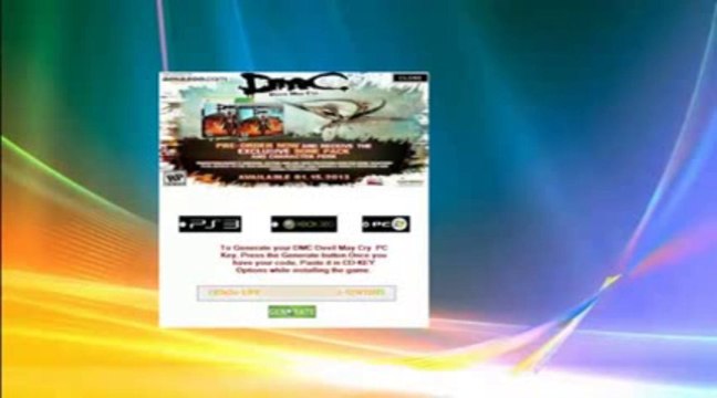 Devil May Cry CD Key [PC] [Xbox 360] [PS3] DmC Devil May Cry 5 Keygen