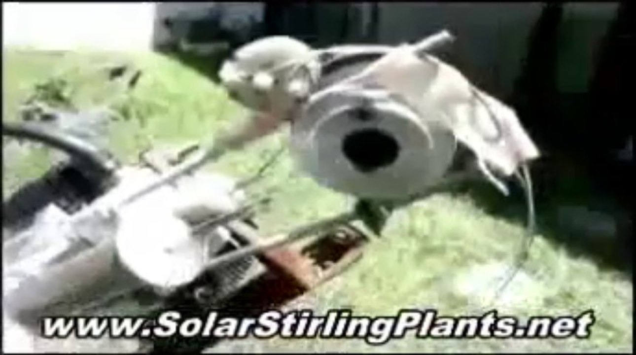 How To Create Electricity Using Solar Stirling Plant