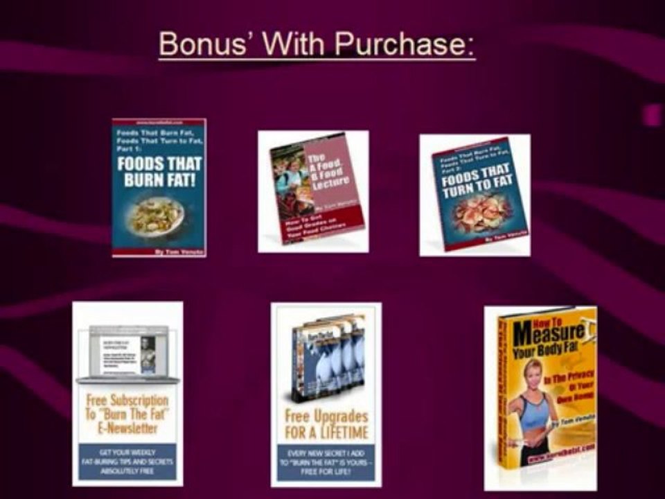 Burn The Fat Feed The Muscle - A Look Inside The Ebook