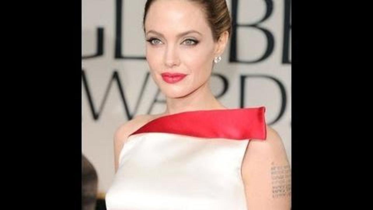 ANGELINA JOLIE Makeup Golden Globes