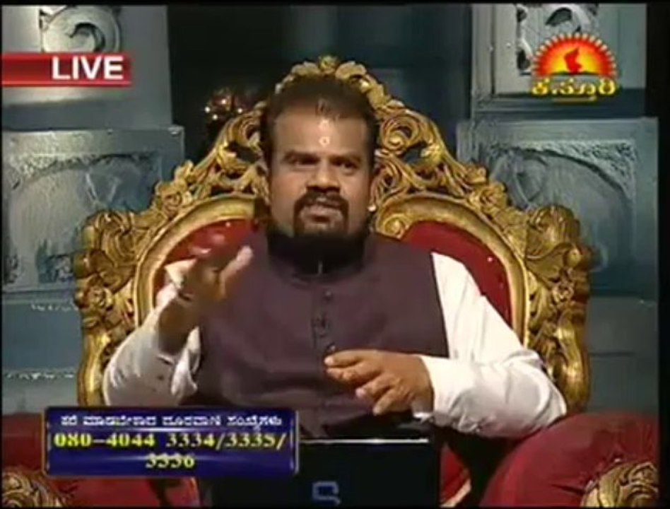 Banglore: Numerologist Jaya Srinivasan 18-02-2013 kala nirnaya part3