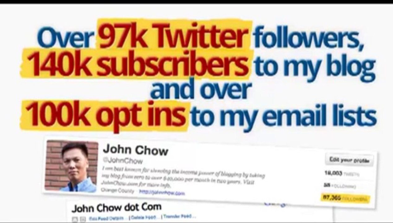 Blogging with john chow affiliate