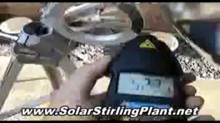 Solar Stirling Plant - Solar Stirling Electricity Generator - Get Free Energy - No Electric Bill