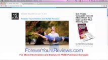 Forever Yours Review and HUGE Bonuses - Learn about Forever Yours Reviews Here