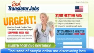 Real Translator Jobs Scam