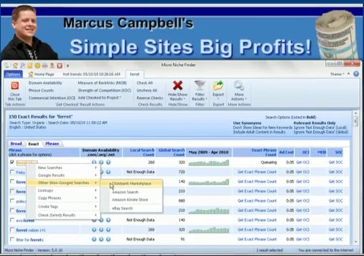 Micro Niche Finder Review - Niche Marketing Secrets