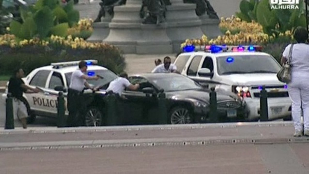 Les images de la course poursuite à Washington