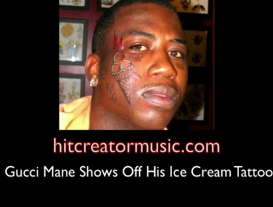 Gucci Mane Shows Off New Ice Cream Face Tattoo [Photos] - video Dailymotion