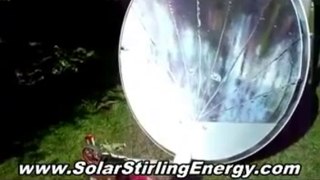 Solar Stirling Plant - Homemade Guide For Free Energy