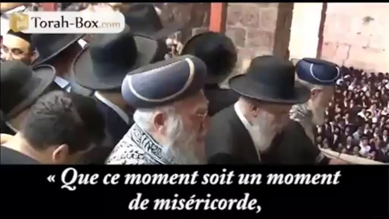 50.000 au Kotel pour la guérison du Rav Ovadia Yossef