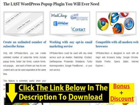 Wpsubscribers Plugin + Wp Subscribers Wordpress Plugin