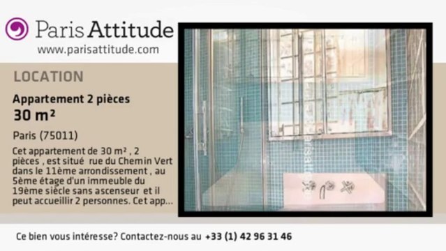 Appartement 1 Chambre à louer - Ménilmontant, Paris - Ref. 6450