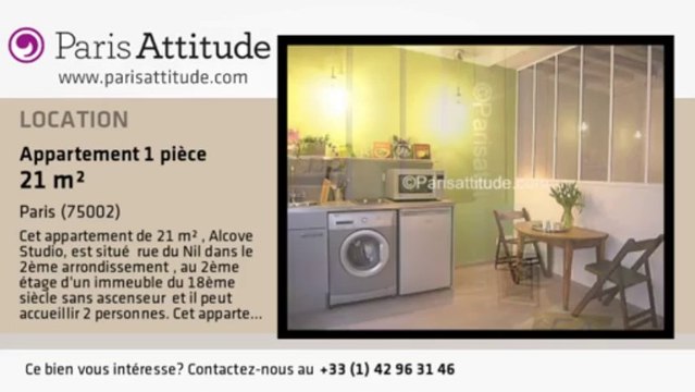 Appartement Alcove Studio à louer - Montorgueil, Paris - Ref. 7019