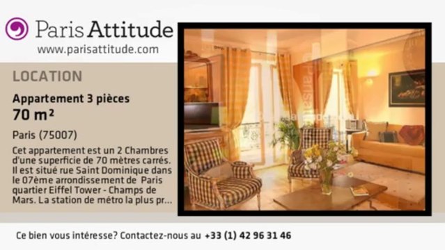 Appartement 2 Chambres à louer - Tour Eiffel, Paris - Ref. 1875