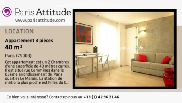 Appartement 2 Chambres à louer - Temple, Paris - Ref. 4452