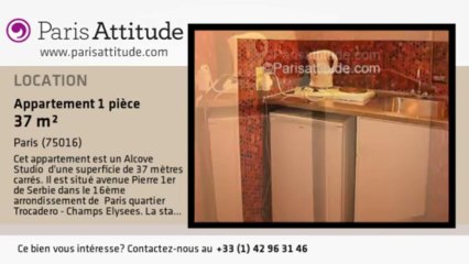 Appartement Alcove Studio à louer - Alma Marceau, Paris - Ref. 1025