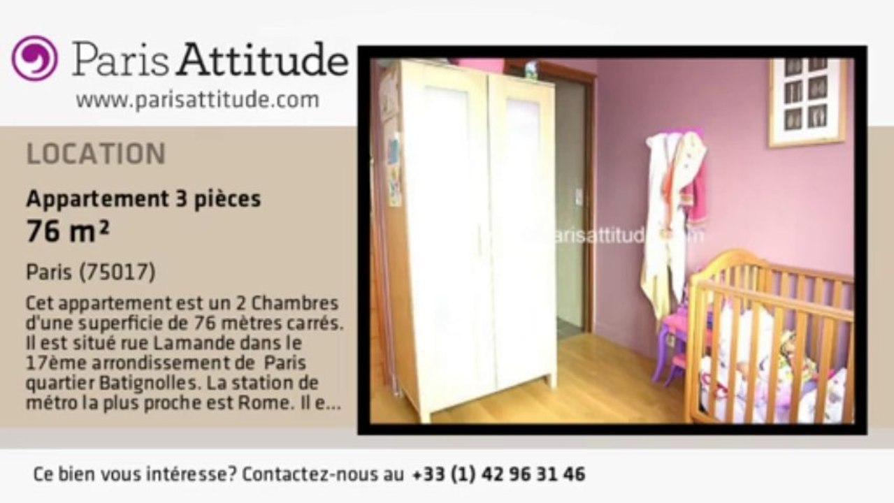 Appartement 2 Chambres à louer - Batignolles, Paris - Ref. 2753