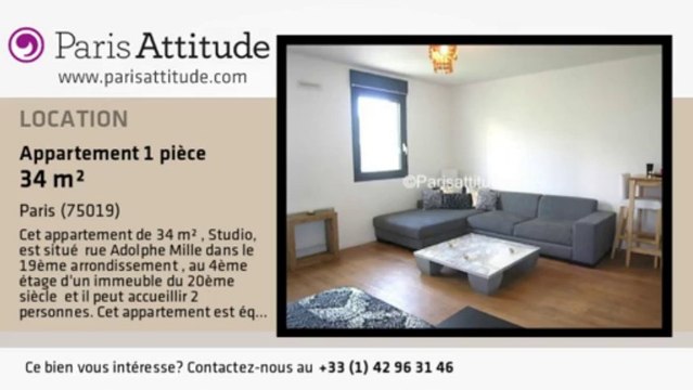 Appartement Studio à louer - Cité des Sciences/ La Villette, Paris - Ref. 6166