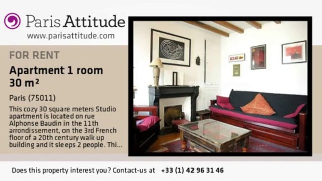 Studio Apartment for rent - Oberkampf, Paris - Ref. 5086