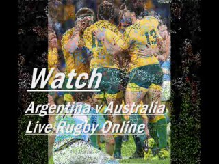 Live Rugby Stream Argentina vs Australia