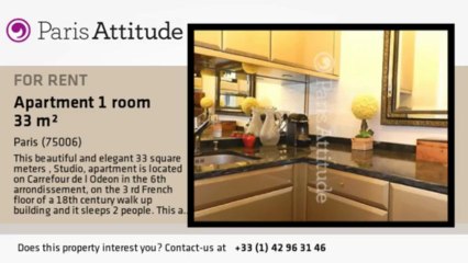 Studio Apartment for rent - St Germain, Paris - Ref. 8794