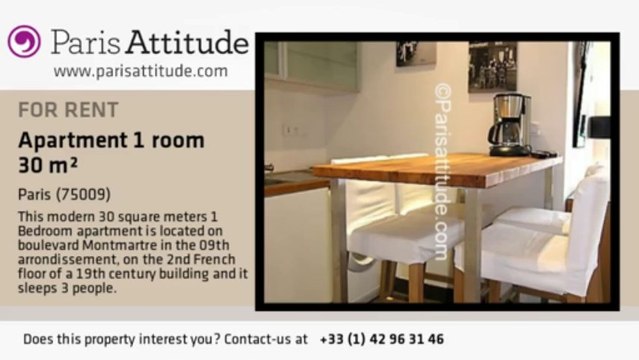 Studio Apartment for rent - Grands Boulevards/Bonne Nouvelle, Paris - Ref. 3693