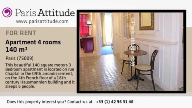 3 Bedroom Apartment for rent - Moulin Rouge/Pigalle, Paris - Ref. 2651