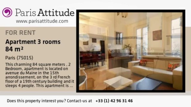 2 Bedroom Apartment for rent - Montparnasse, Paris - Ref. 8025