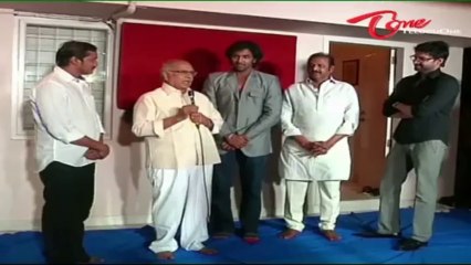 Mohan Babu Presents A Big Painting to ANR Press Meet