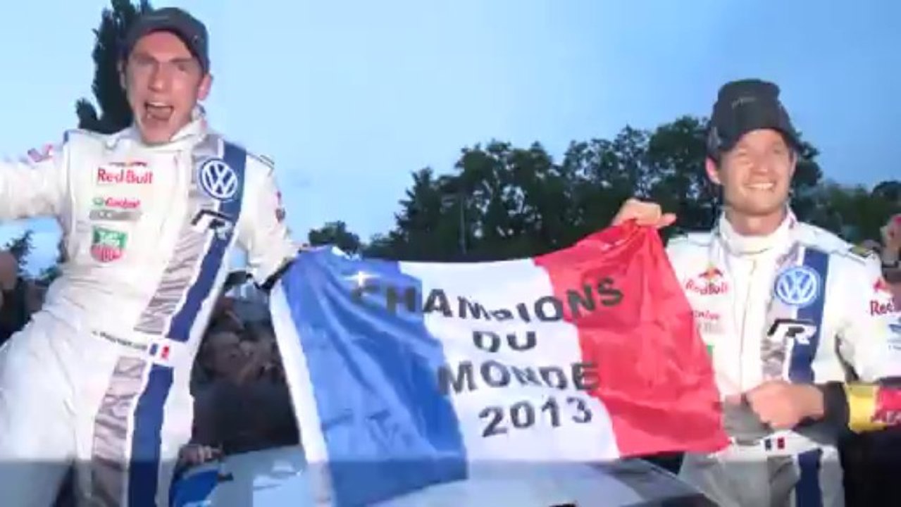 Sébastien Ogier, champion du monde WRC 2013