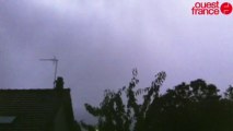 Impressionnant ciel électrique - Orage électrique Saint-Lô