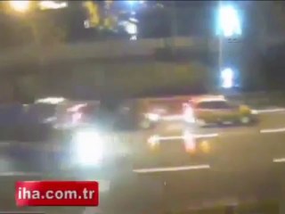 Trabzon'da ilginç kazalar MOBESE'de