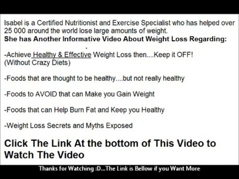 How to Lose Weight Fast - The truth about Fat Burning Foods and Weight Loss Programs