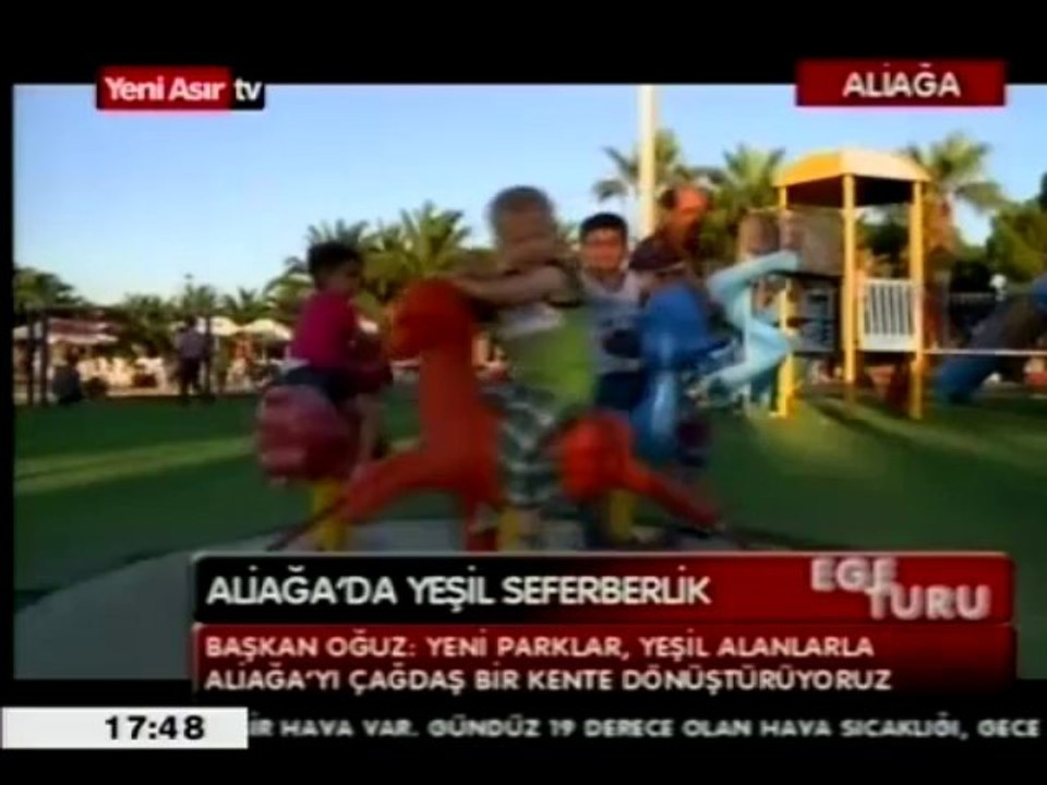 ALİAĞA BELEDİYESİ "YEMYEŞİL" BİR ALİAĞA İÇİN ÇALIŞIYOR