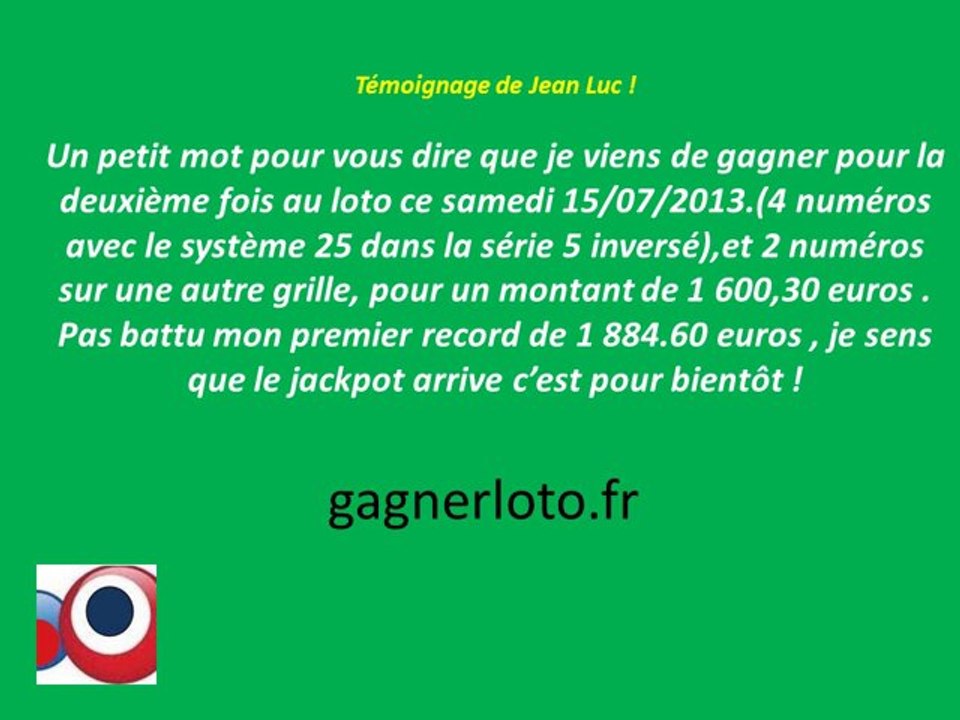 Résultat LOTO Tirage mercredi 9 octobre