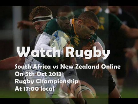 Watching Online Rugby Springboks vs All Blacks 5 Oct 2013