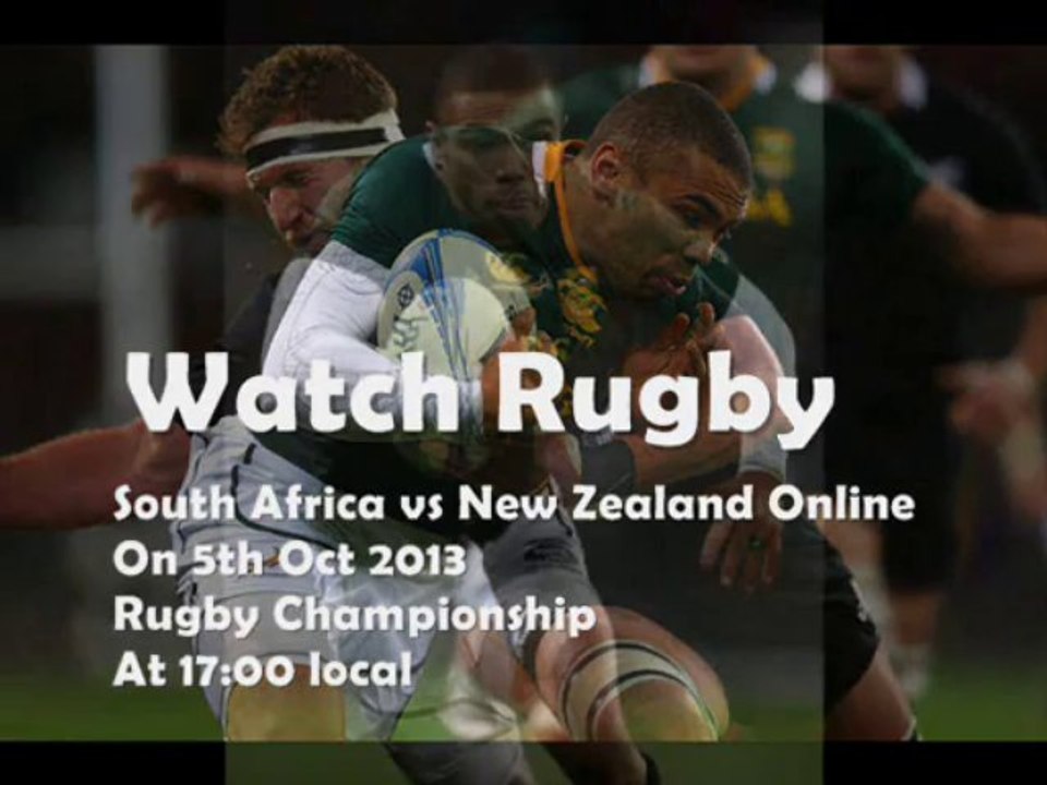 Watching Online Rugby Springboks vs All Blacks 5 Oct 2013