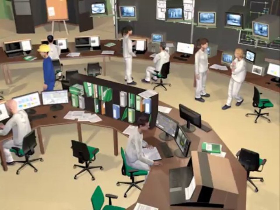 Lagervorgang der LMA-Behälter im Cigéo-Tiefenlager