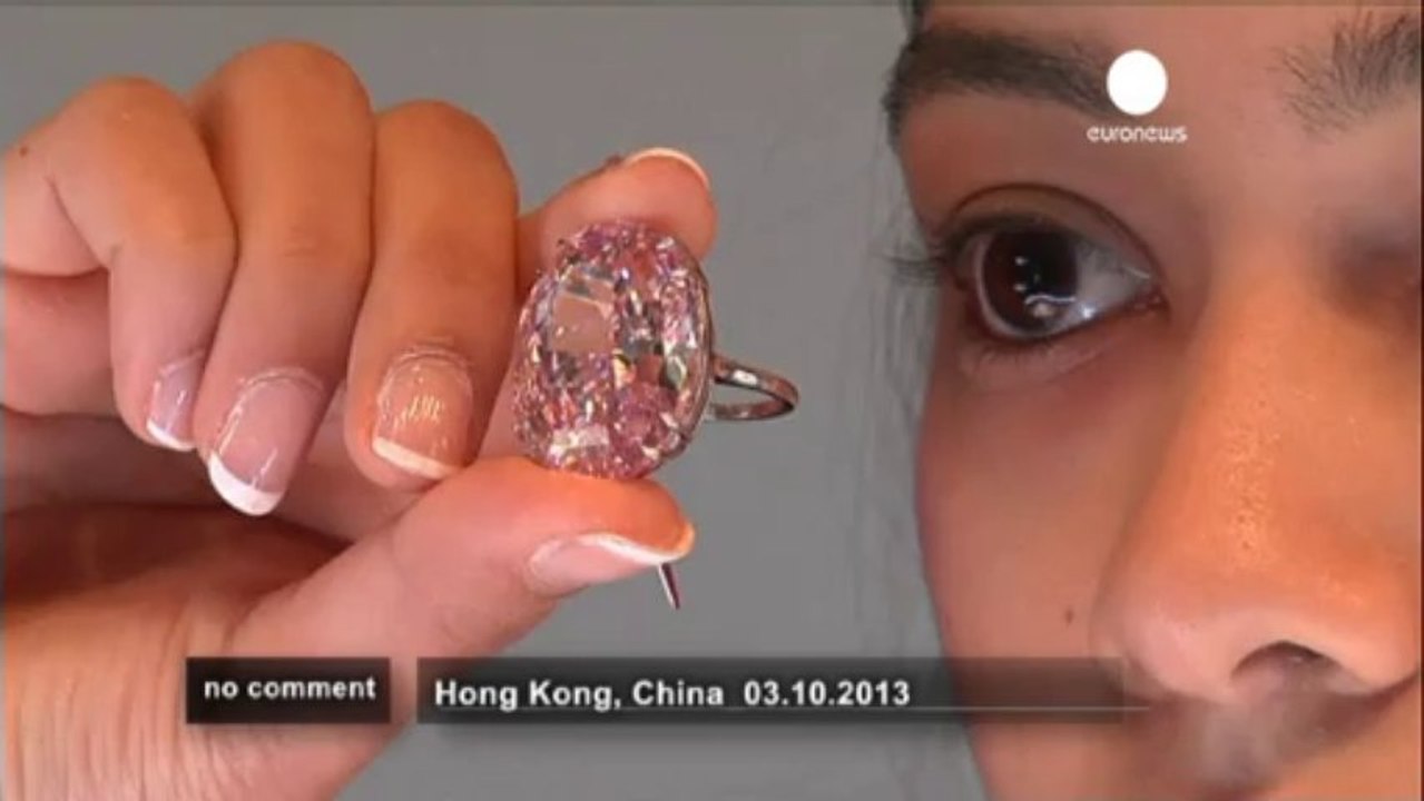 Rare and valuable pink diamond up for... - no comment
