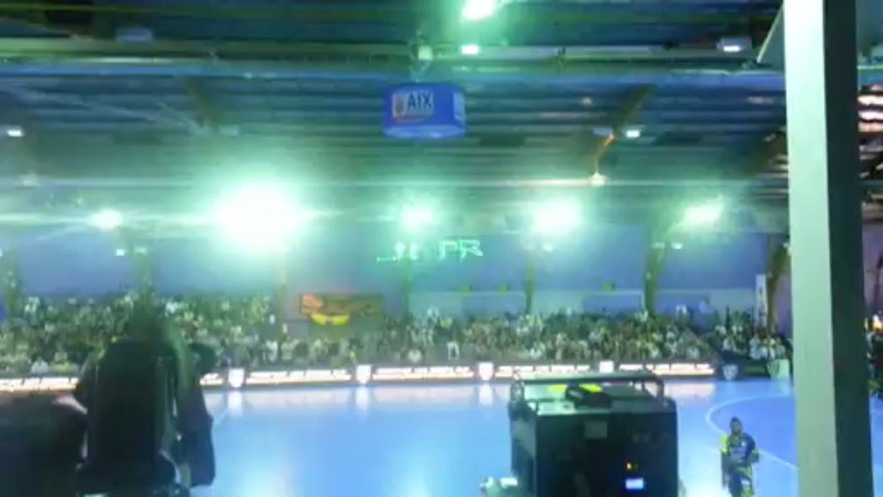 Pauc Handball - saint raphael le 27/09/2013 - Show laser