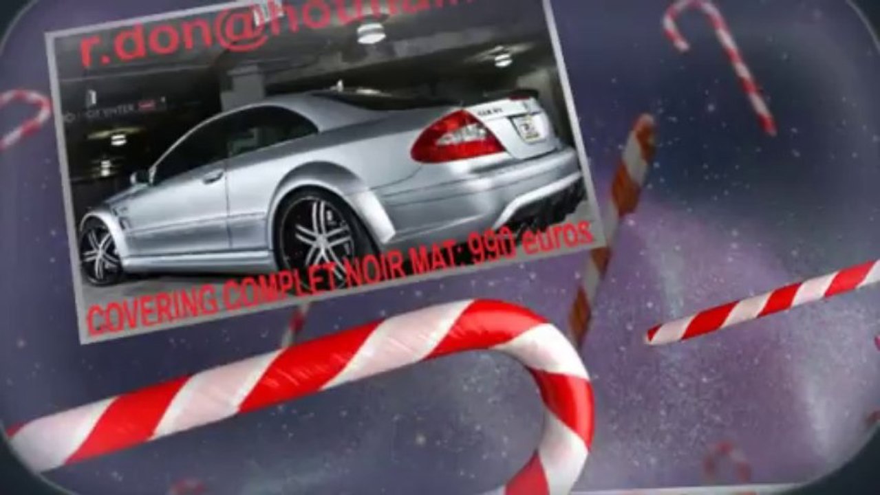 Mercedes covering blanc mat, gris mat, bleu mat, rouge mat,orange mat, noir mat, jaune mat, vert mat, peinture