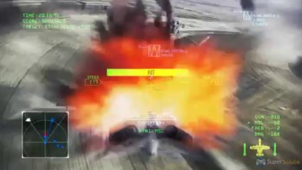 Ace Combat Infinity - Gameplay : Stonehenge