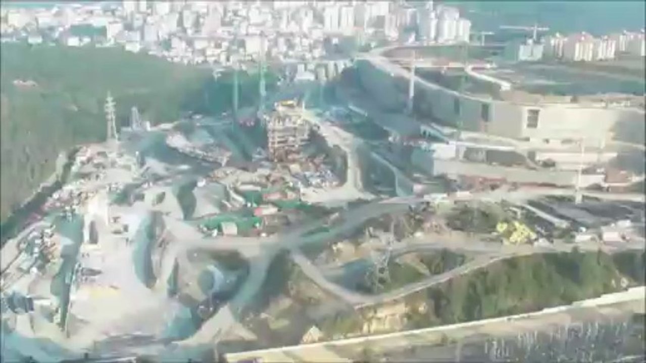 Agaoglu Maslak 1453 inşaat videosu