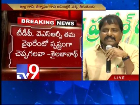 Telangana resolution must be defeated by all Seemandhra legislators - Sailajanath