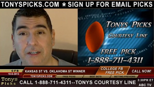 Oklahoma St Cowboys vs. Kansas St Wildcats Pick Prediction NCAA College Football Odds Preview 10-5-2013
