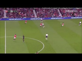 Jordan Henderson vs Jose Enrique in Liverpool's 3-4-1-2 against Manchester Utd. Capital One Cup.