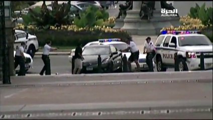 Video herunterladen: Course poursuite et coups de feu au Capitol à Washington!!